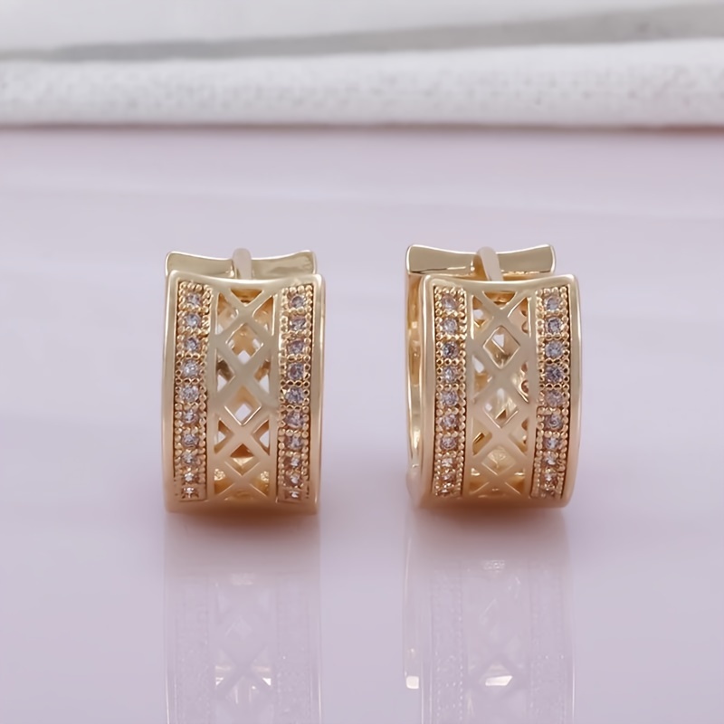 2pcs New Style Hoop Earrings Set for Men and Women